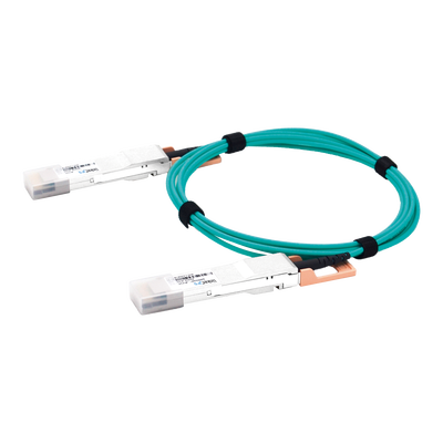 [LP-AOC-400G-3M] Cable AOC QSFP-DD de 400 Gbps a 400 Gbps / Cable de fibra óptica Activo / Longitud: 3 metros