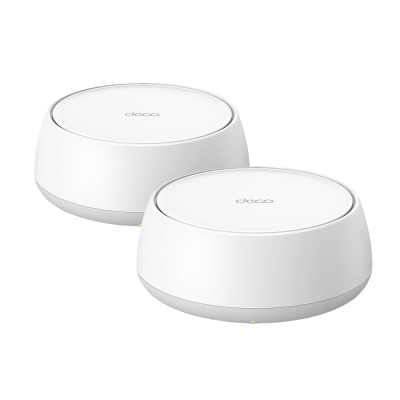 [DECO-BE25-2PACK] KIT 2 Routers Inalámbrico MESH Interior para Hogar / Doble Banda Wi-Fi 7 BE3600 Mbps / 2 Puerto 2.5 Gigabit WAN/LAN / 4 Antenas Internas / Operación Multi-Link MLO / Administración Mediante la App Deco (iOS, Android) / HomeShield