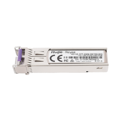 [NIS-GE-SFP-20KM-SM1550-BIDI] Transceptor Industrial BIDI Monomodo SFP 1G (Lado B), hasta 20 Kilómetros, TX 1550 / RX 1310, soporta Temperaturas de -40° a 85° C