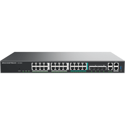 [GCC6021] Router Todo-en-Uno GCC6021 con PBX de 50 Extensiones + Firewall + VPN + Switch de 16 Puertos GbE + 4x SFP+ 10 GbE y 8x 2.5 GbE / Gestión en la Nube con GDMS