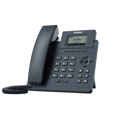 [SIP-T30P] Teléfono IP Empresarial Yealink SIP T30P con 1 Línea SIP y Conferencia de hasta 5 Participantes
