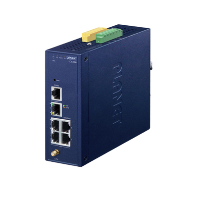 (LoRa) Gateway Industrial LoRaWAN con 5 puertos 10/100/1000T, Banda de 902 a 928 MHz, Con 2 Entradas y Salidas Digitales