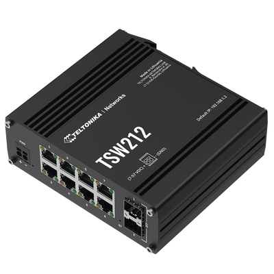 Switch Industrial Administrable L2, 8 puertos GE + 2 SFP, Soporta Profinet