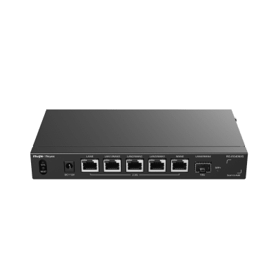 [RG-EG406XS] Router Balanceador con Función SD-WAN, Hasta 5 Servicios de Internet y hasta 400 clientes con desempeño de 2.5 Gbps