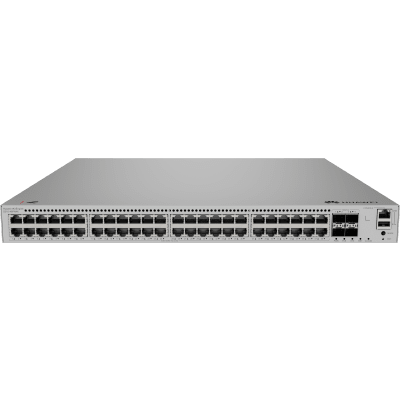 [S310-48PN4X] Switch eKit Distribución/Core MultiGigabit PoE+ Capa 3 / 48 puertos PoE+ 2.5 Gbps + 4 SFP+ / iStack / PoE Perpetuo (360 W) / Libre de Licenciamiento