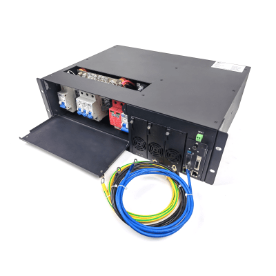 [LP-PSOLT-90A] Rectificador de Energía AC 110 Vac / –48 V de Alta Eficiencia, 90 A y 5400 W, 3 UR para Telecomunicaciones como equipos OLT´s Modulares
