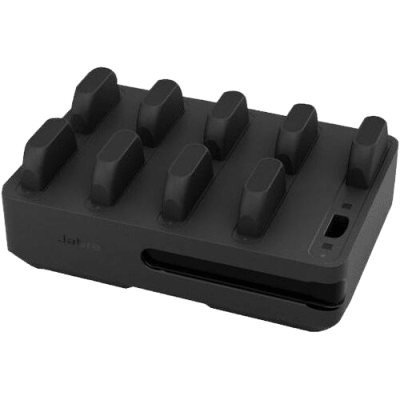 [PERFORM75-10BAY-CHG] Estación de Carga 10 Bays / Para Jabra Perform 75 / Alimentación 12V / Carga Simultánea Múltiple / LED Indicadores / Certificaciones Internacionales (14217-10))
