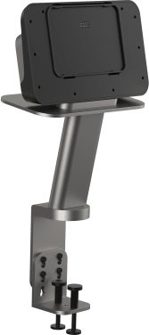 [CPAD-TABLE-STAND] Soporte Fijo para Mesa / Tablet SUNMI CPad / Quick Lock / Doble Seguro / Giro 180° / Ocultamiento de Cables / Indicador Luminoso / Banco de Energía 160x81x28 mm