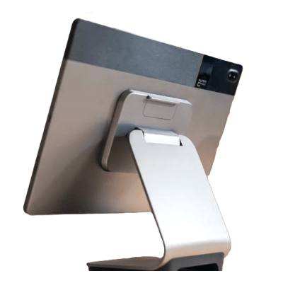 [CPADSTAND] Base de Escritorio SUNMI CPad / Quick Lock / Giro 145° / Alimentación Inversa Periféricos / Compatible 3 Tamaños / Conectividad POGO + USB-C + USB-A x2