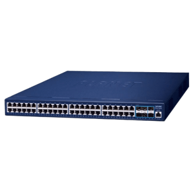 [GS-6311-48T6X] Switch Gestionado Capa 3 / 48 Puertos Gigabit + 6 Puertos 10G SFP+ / Routing IPv4/IPv6 / NMS Integrado / QoS Avanzado / Seguridad Empresarial