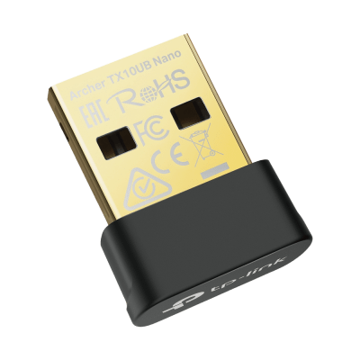 [ARCHER-TX10UB-NANO] Adaptador USB Nano Wi-Fi 6 / Dual Band 600 Mbps en 5 GHz / 287 Mbps en 2.4 GHz / Bluetooth 5.3 BLE / WPA3 / Driver Pre-Cargado / 802.11ax