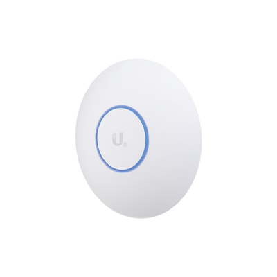 [UAP-AC-SHD] Access Point UniFi doble banda 802.11ac Wave 2 MU-MIMO 4X4, airView, airTime, hasta 500 clientes, antena Beamforming, PoE 802.3at