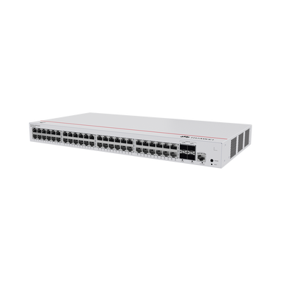 [S220-48T4S] Switch de Acceso Gigabit Administrable Capa 2 / 48 puertos 10/100/1000 Mbps / 4 Puertos 1GE SFP Uplink / ERPS / IMGP Snooping / DHCP Snooping / Administración Nube Gratis