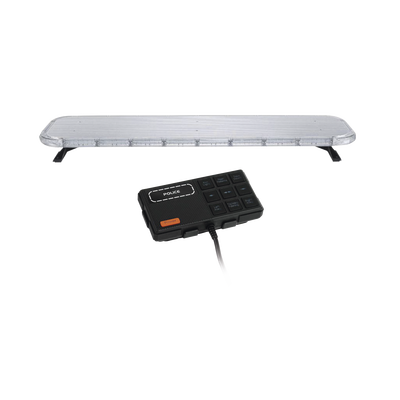 Barra de luces LED de 46 Rojo/Azul/Ambar , De 132 LEDs, Controlador Incluido, Ideal para Equipar Unidades de Seguridad Publica