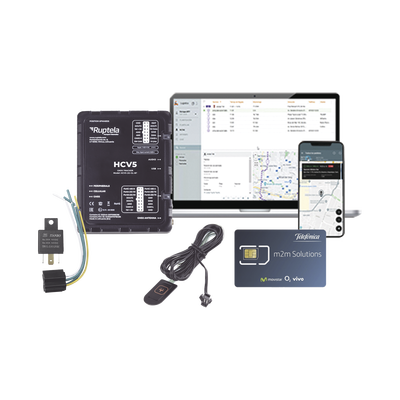 [HCV5KIT2] Kit de Localizador 4G LTE CATM1/ Incluye 1 MICROSIM25GPS y servicio de datos por 1 año / 1 EPCOMGPSMENSUAL / RELAY / Botón SOS