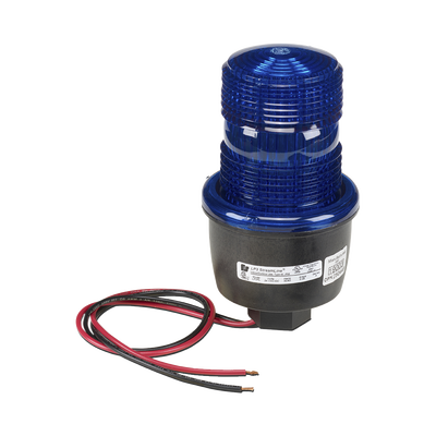 [LP3PL-024-B] Luz de advertencia LED serie Streamline, 24 Vcd, montaje en tubo, azul