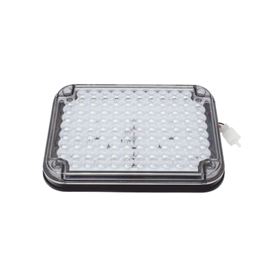 Luz de Advertencia de 9X7, Bicolor Rojo/Claro, Ideal para Ambulancias