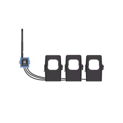 [CT305915M] Medidor de corriente LoRaWAN para tres fases hasta 500 ampers