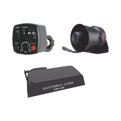 [KITMOTOEPCOM] Kit para motocicleta EPCOM INDUSTRIAL, sirena/ bocina 100 Watt y controlador
