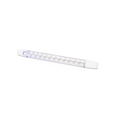 [EW0352] Luz Auxiliar LED Rectangular, 12 LED, 12-24 Vdc, 360 lúmenes