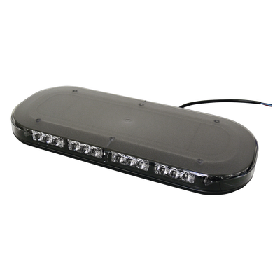 [SP5AW] Mini Barra de Luces 42 LED, Ambar/Blanco, 15 Pulgadas, Montaje Fijo Con Tornillos, 12-24 Vcd, Lente transparente, SAE