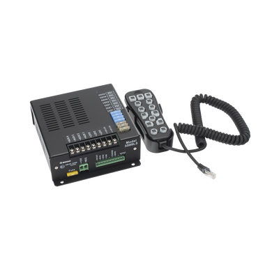 [3599L5] Sirena Vehicular H2 Covert ™ de 200W de Potencia, Con Controlador Unimando de 14 Botones Para Control de Tonos, 7 Salidas Auxiliares y Micrófono