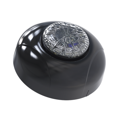 [SPF12W] Estrobo Oculto de 12 LED, Brida negra, 12 Vcd, Clara, Lente transparente