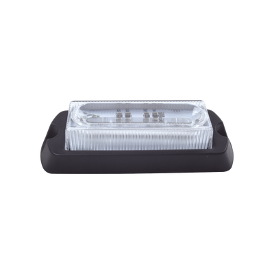 [X13-W] Luz Auxiliar Ultra Brillante X13 de 4 LEDs, Color Claro, con mica transparente