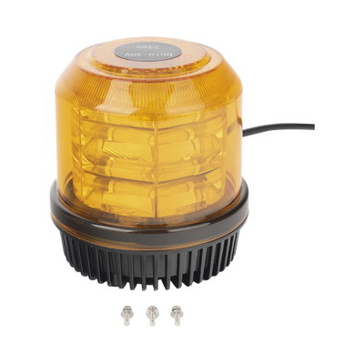 [XLTE2365A] Burbuja brillante de 12 LEDs, color ambar, montaje fijo