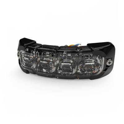 [ED3793BW] Luz perimetral , 8 LED Ultra Brillantes, Dual Color Azul / Claro