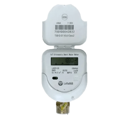 [LXCXY-15] Medidor Ultrasónico de Agua / DN15-DN20-DN25 / Válvula Integrada / IoT LoRaWAN-NB-IoT-CAT1 / IP68 / Bidireccional / LCD 9 Dígitos