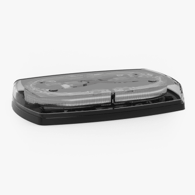 [5540CAC] Mini torreta de 48 LED 10 Ámbar/Claro, Lente Transparente, Cableado