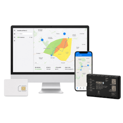 [FTC927KIT] KIT DE Rastreador GPS Vehicular 4G LTE Cat 1/Precisión GNSS Mejorada/Anualidad de SIM600MB1Y/Anualidad de EPCOMGPSCODE