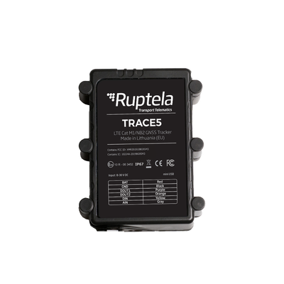[TRACE-5-PLUS] Localizador Vehicular 2G y 4G IP67 / Rastreo / Conducción eficiente / Deteccion de Jammer / Ideal para motocicletas / Apagado remoto