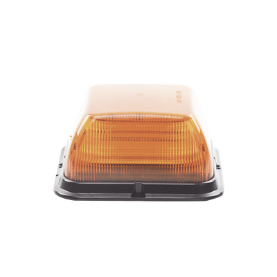 [EB7185AAA] Baliza LED Cuadrada, base de polipropileno reforzado, perfil medio, 12-24 VCC, 24 patrones de destellos, ámbar