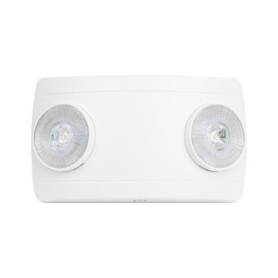 [SF660LW] Luz de Emergencia Dual LED ultra compacta/150 lúmenes/Luz fría/Batería de Respaldo Incluida/Botón de test.