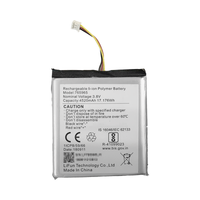 [DS-PA-BATTERY] Batería de Respaldo para Panel de Alarma Hikvision / 4520 mAh / Compatible con Paneles AX PRO - AX HUB - Hibrido Versión 1 (DS-PHA64-W4P) y Repetidor AX PRO DS-PR1-WB