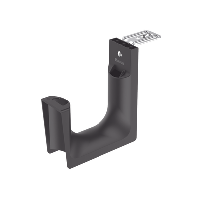 [JP4CMB-X20] Sujetador STRONGHOLD tipo J (J-Hook), Con Soporte para Montaje en Techo, Para 180 Cables Cat6, Nylon 6.6, Color Negro, 10 piezas