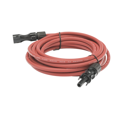 [CBLMC42P5MREDV2] Cable Fotovoltaico, 2.5 m, Rojo, Calibre 10 AWG con Terminal MC4-M en Ambos Extremos