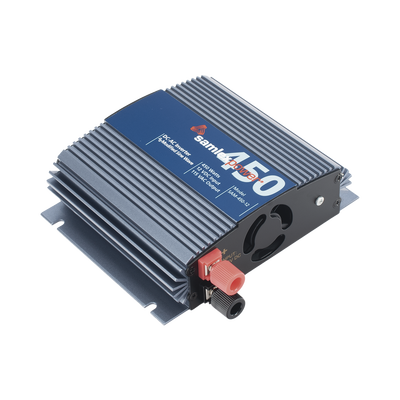 Inversor de Corriente Onda Modificada (CD-CA). Potencia Nominal 450 W, Ent:12Vcc, Sal: 115Vca 60 Hz.