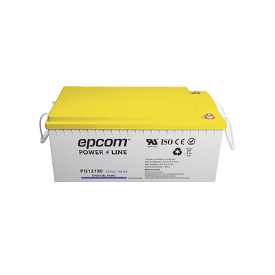 [PG12150] Batería de GEL PURO OPzV / 12 V @ 150 Ah / Ciclo profundo / Uso en Aplicaciones Fotovoltaicas y de Respaldo