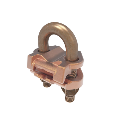 [HUB-GAR-6426] Conector Mecánico para Cable Calibre 4 a 2/0 AWG / Paralelo o 90° a Tubo de 3/8 o Varilla de 5/8 - 3/4.