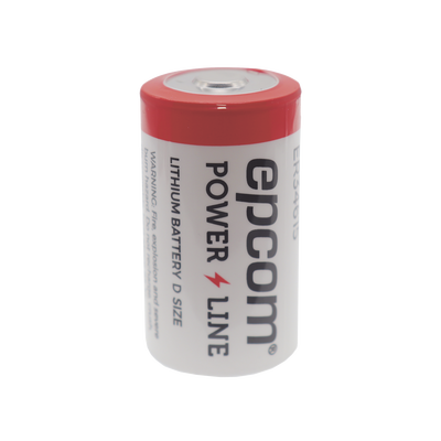 [ER-34615] Batería de Litio ER34615 Tamaño D / 3.6V / 19Ah / Li-SOCl2 / No Recargable / Operación -60°C a +85°C / Electrolito Antiinflamable