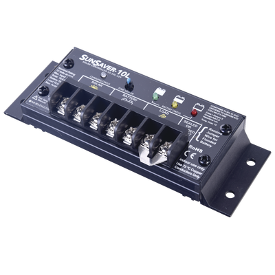 Controlador de Carga Solar SunSaver PWM 20 A / 12 VCC / Encapsulado Epóxico / Clase 1 Div 2 / Compensación de Temperatura