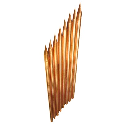 Varilla de Acero con Recubrimiento de Cobre Diámetro 5/8 de 3 m de Largo