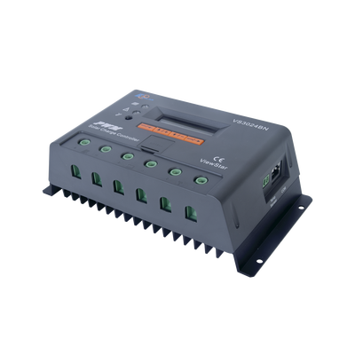 [VS-3024-BN] Controlador Solar de Carga y Descarga PWM 12/24V 30A con Display, Parámetros Configurables
