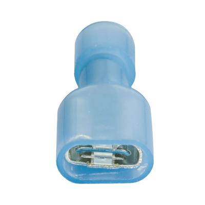 [CON-101-3A-02] Terminal hembra aislada completa para cables 16 -14 AWG / Venta de bolsa en 25 piezas