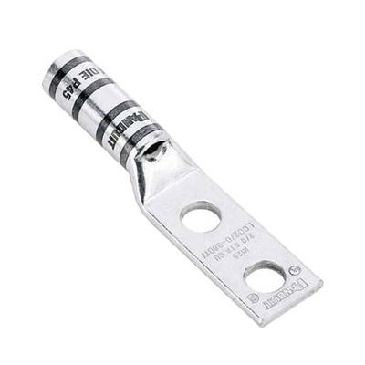 [LCC6-12W-L] Zapata de compresión LCC6-12W-L para cal. 6 Awg, Doble barreno para tornillo prisionero de 1/2, Espaciado de orificio 44.5mm, 1 Pz