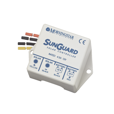 [SG-4] Controlador de Carga Solar PWM SunGuard 4.5 A / 12 VCC / Compensación de Temperatura / 100% Estado Sólido / -40°C a +85°C