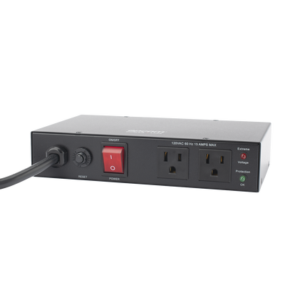 [EPLCON2O] Acondicionador de Voltaje / Entrada 120 Vca / 2 salidas @ 120 Vca NEMA 5-15R / 1,800 W / 15 A / Supresión de Picos / Filtro de Ruido EMI/RFI / Sin bracket